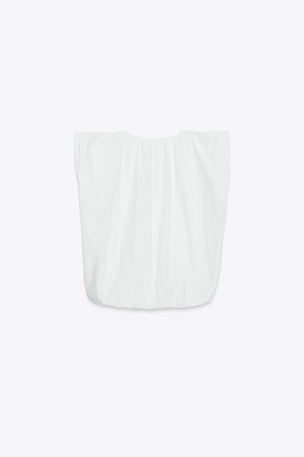 ZW COLLECTION POPLIN PEPLUM TOP - Zara фото 8