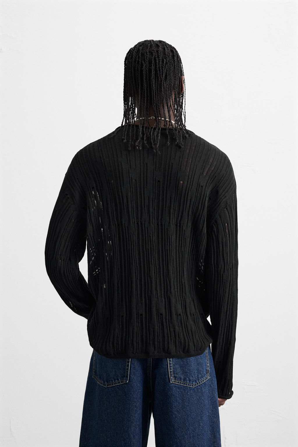 DECONSTRUCTED TEXTURED SWEATER - Zara фото 3