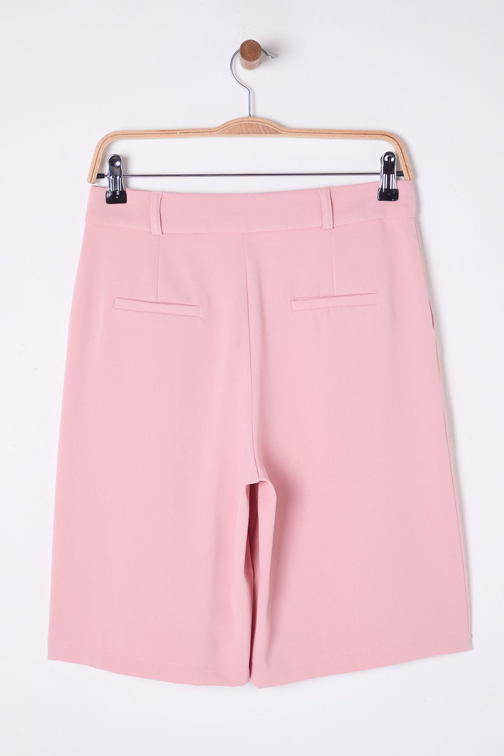 TRENDYOLMILLA Pembe Diz Boy Regular City Dokuma Sort & Bermuda TWOSS25SR00026 фото 9