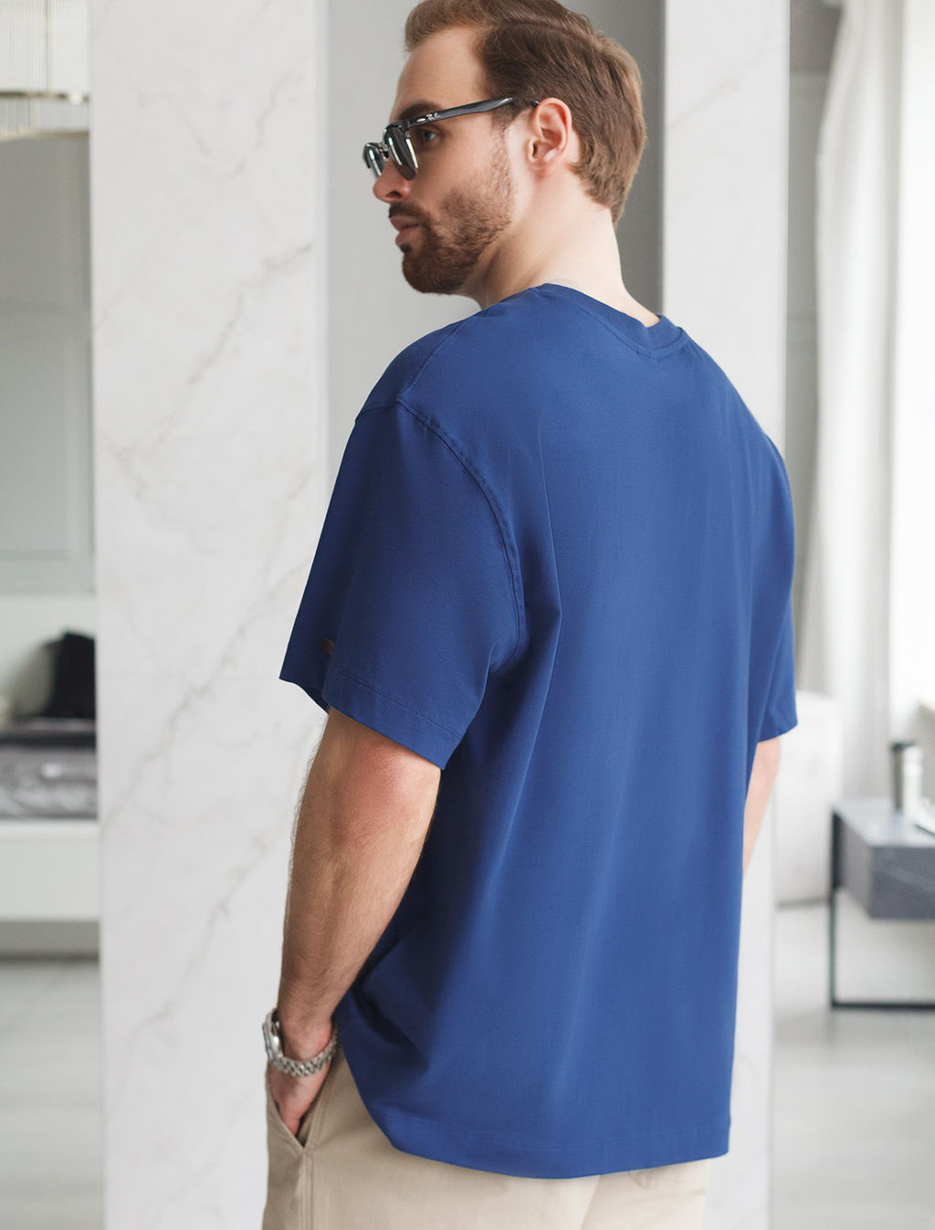 Свободная футболка с авторским принтом - Vilatte фото 4