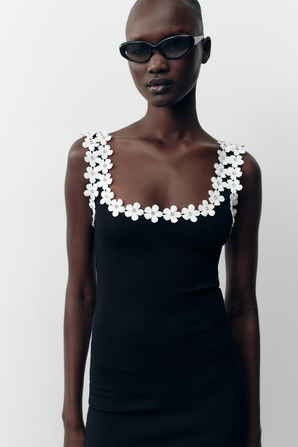 FLORAL HARDWARE STRETCH DRESS - Zara фото 2