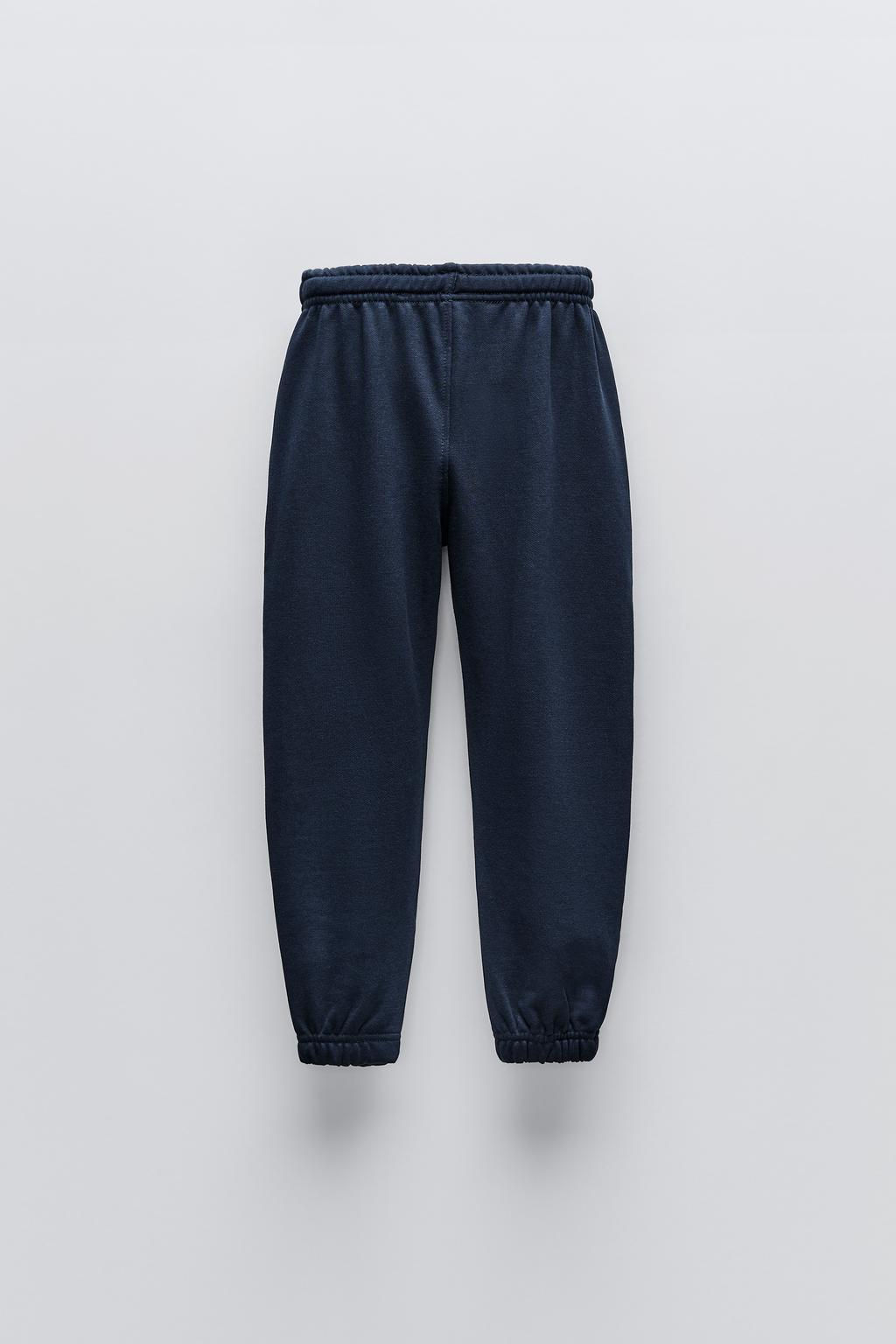 TROUSERS WITH EMBROIDERED SLOGAN - Zara фото 14