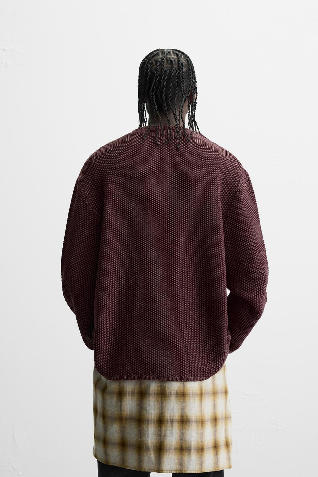 RELAXED FIT SWEATER - Zara фото 3