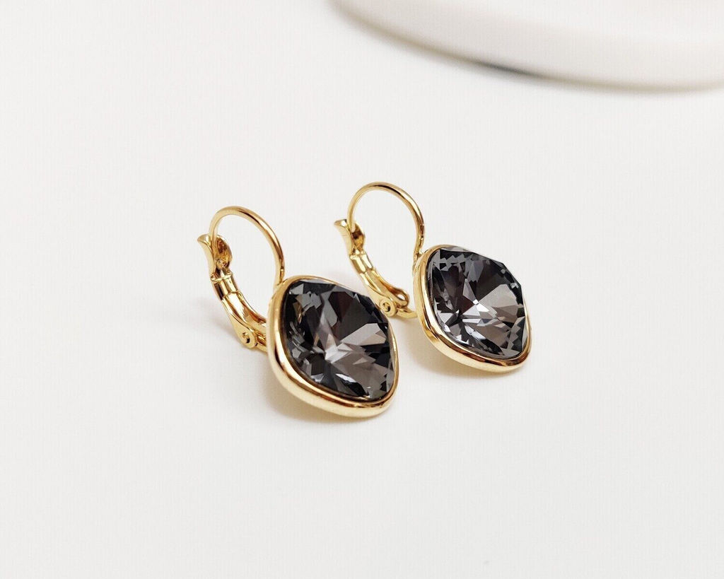 Серьги с чешскими кристаллами