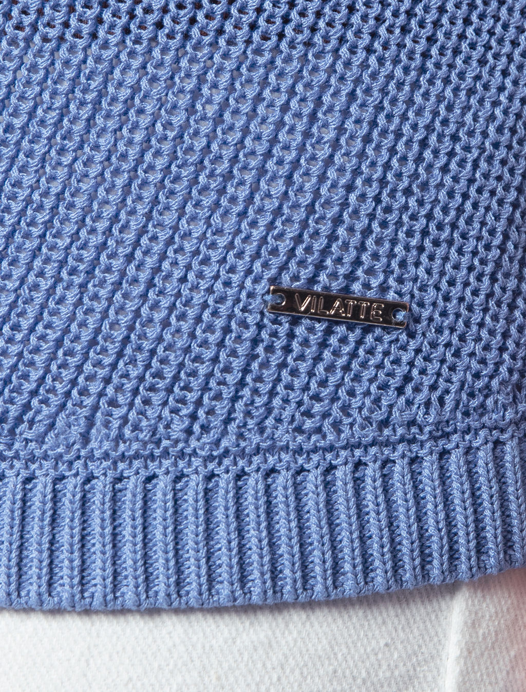 VILATTE / Джемпер из гладкой вискозы с лиоцеллом фото 4