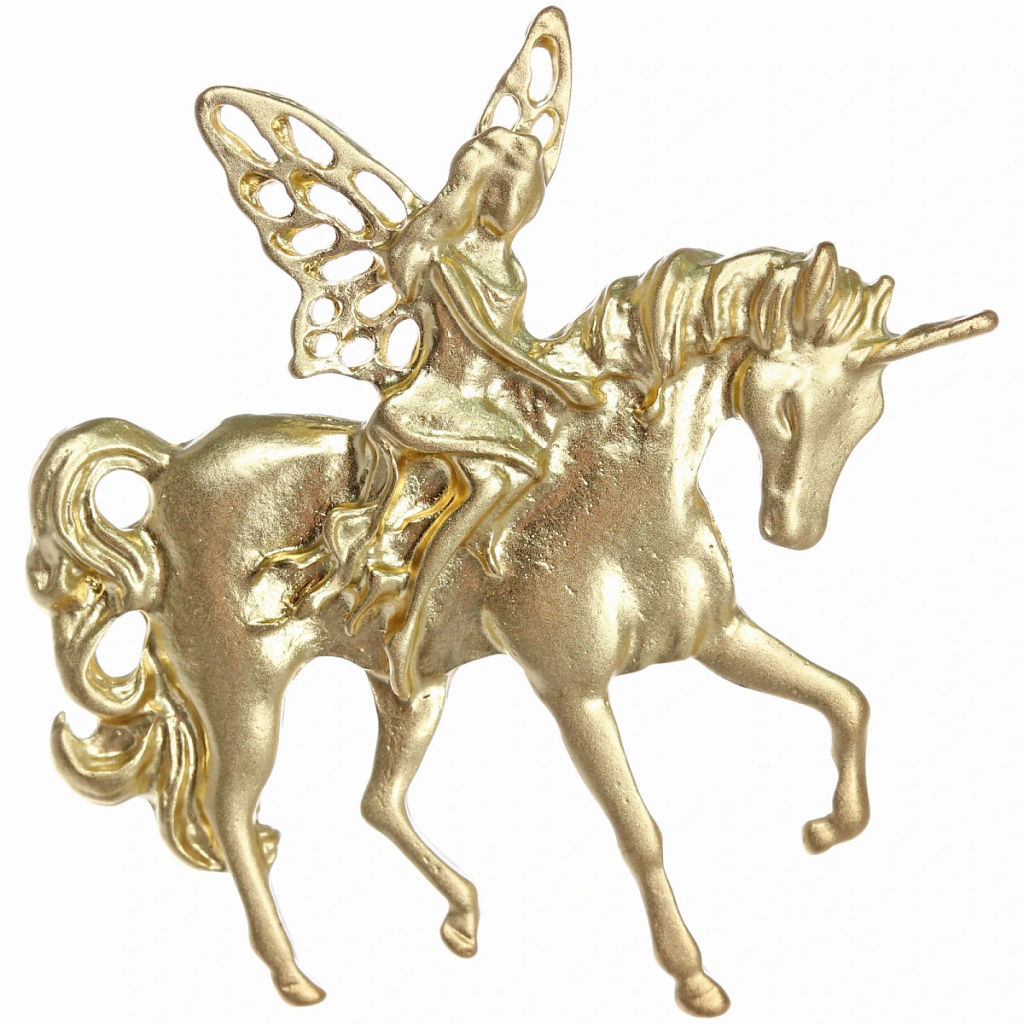 Цена за 4 шт. Брошь "Best Podarok - Падающая Звезда", цвет золото, 5*5см