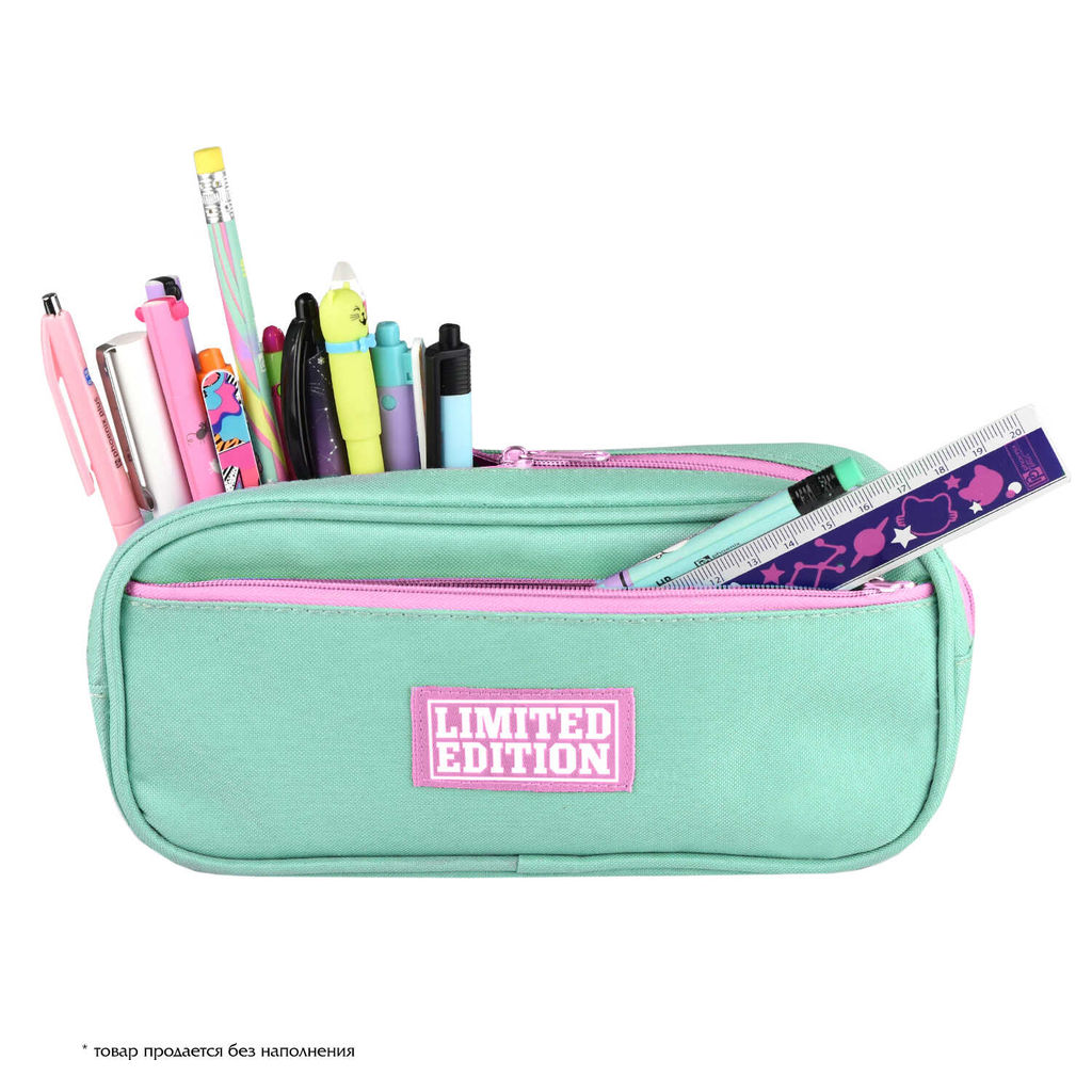 Пенал школьный Феникс+, арт.61940/ 25 ЛИМИТЕД МЯТНЫЙ  фото 4