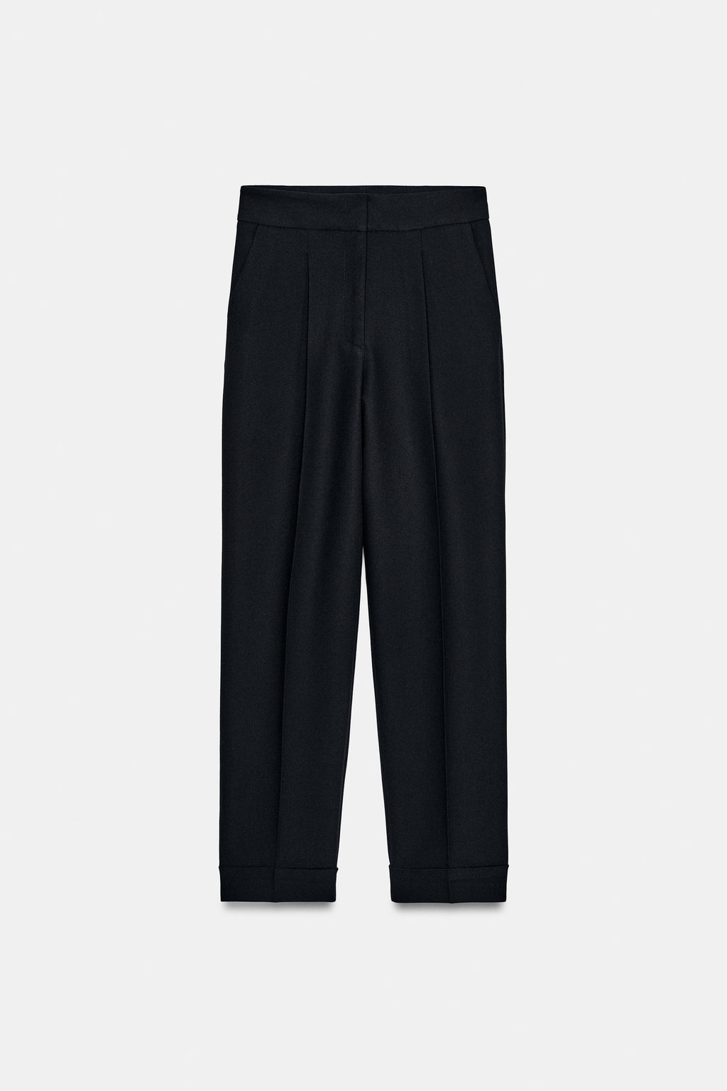 PLEATED TROUSERS WITH TURN-UP HEM - Zara фото 7