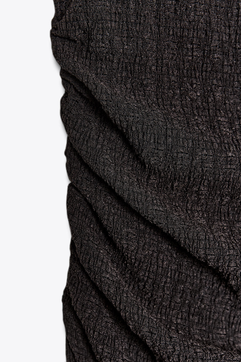 TEXTURED HALTER LONG DRESS - Zara фото 18