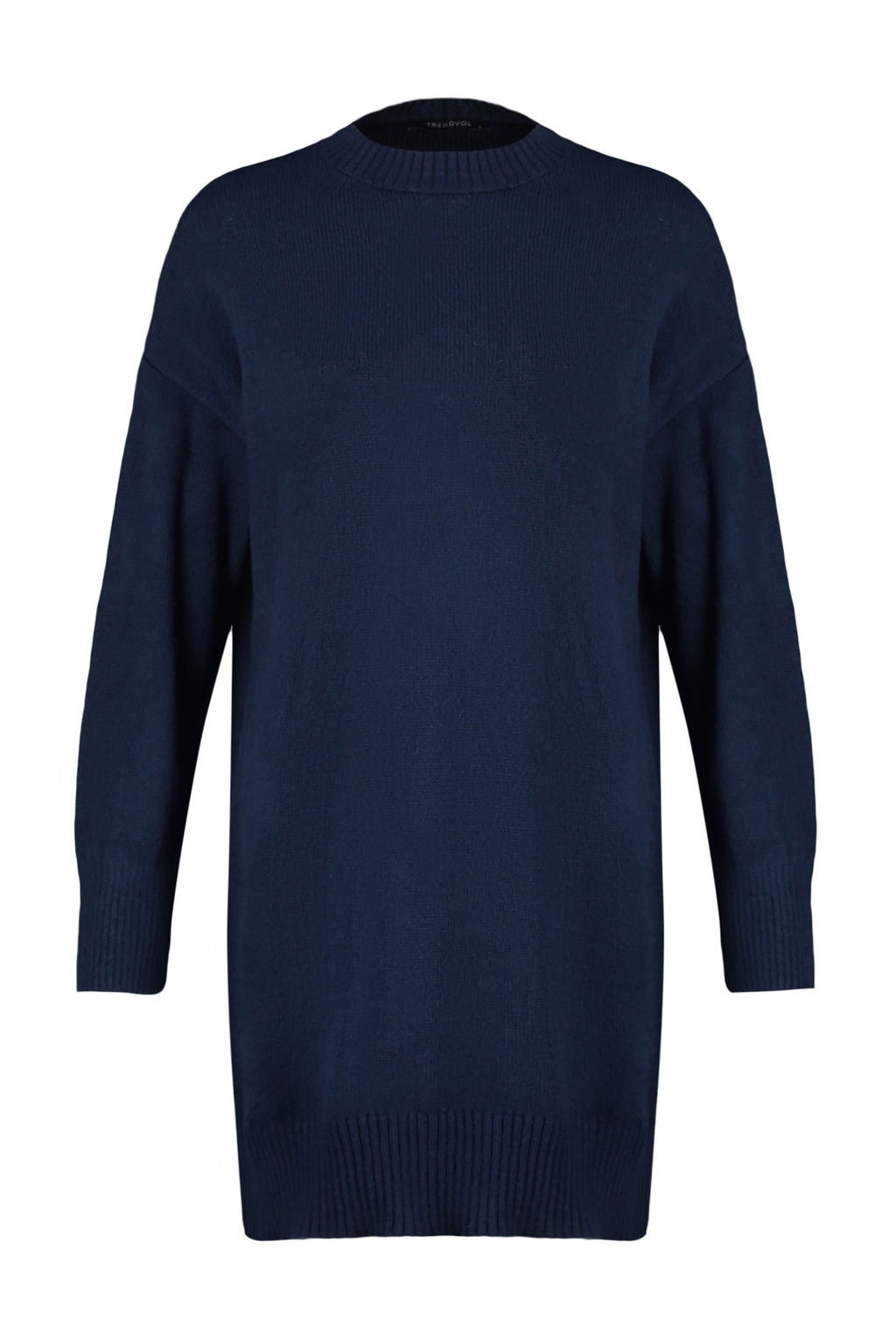 TRENDYOLMILLA Antrasit Mini Triko Super Genis Kal?p Yumusak Dokulu Elbise TWOAW24EL00035  фото 15