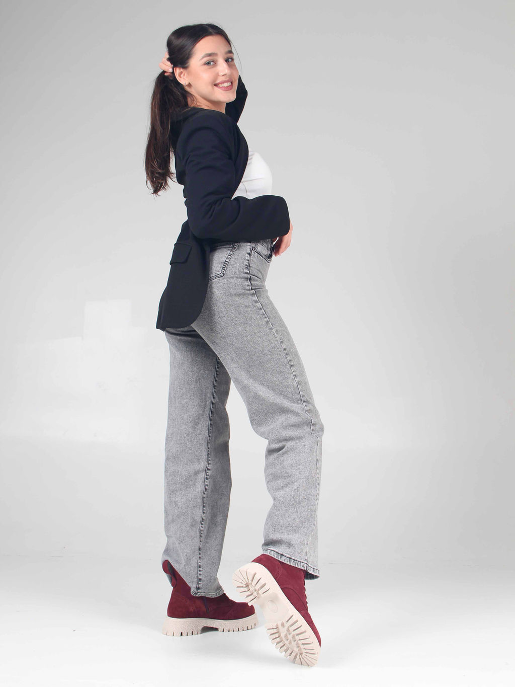 Ботинки EDART 338.1541 be. бордо замша/шерсть - Ed'art фото 15