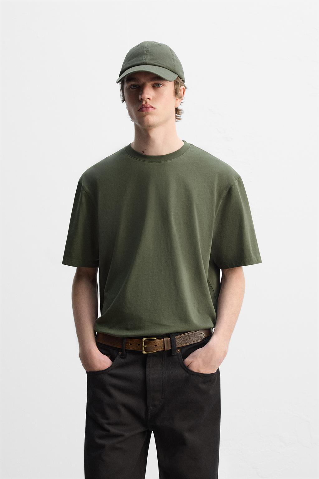 MEDIUM WEIGHT T-SHIRT - Zara фото 3