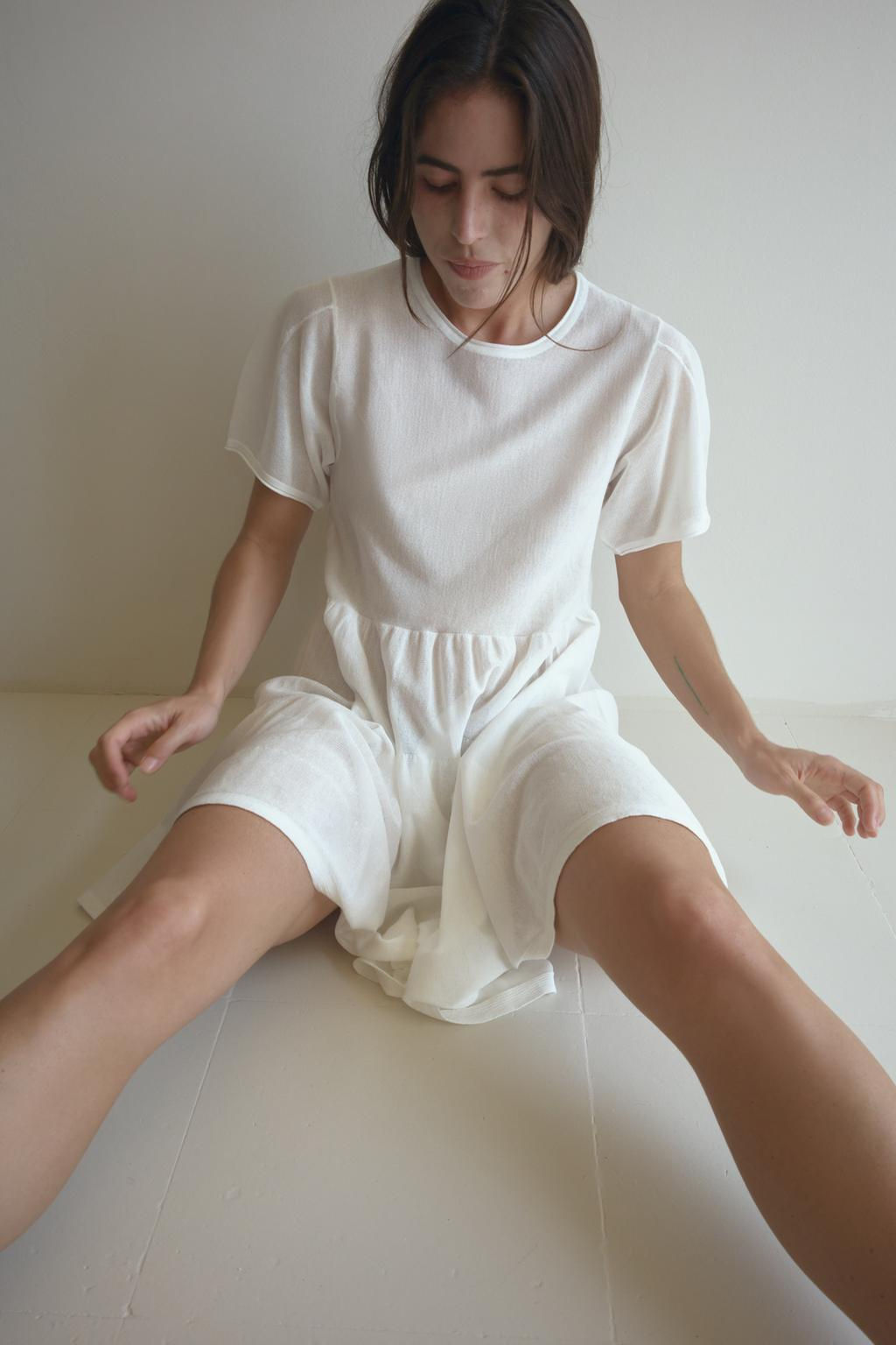 FINE KNIT SHORT PANEL DRESS - Zara фото 2