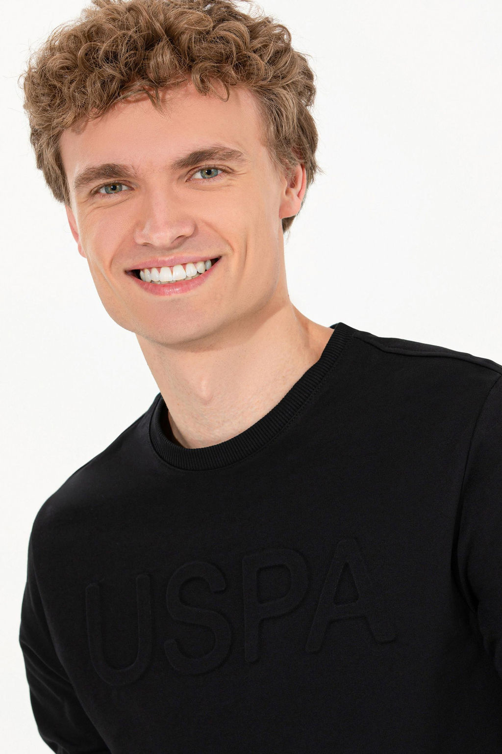 Мужской черный базовый свитшот Неожиданная скидка в корзине - U.s. polo assn фото 4