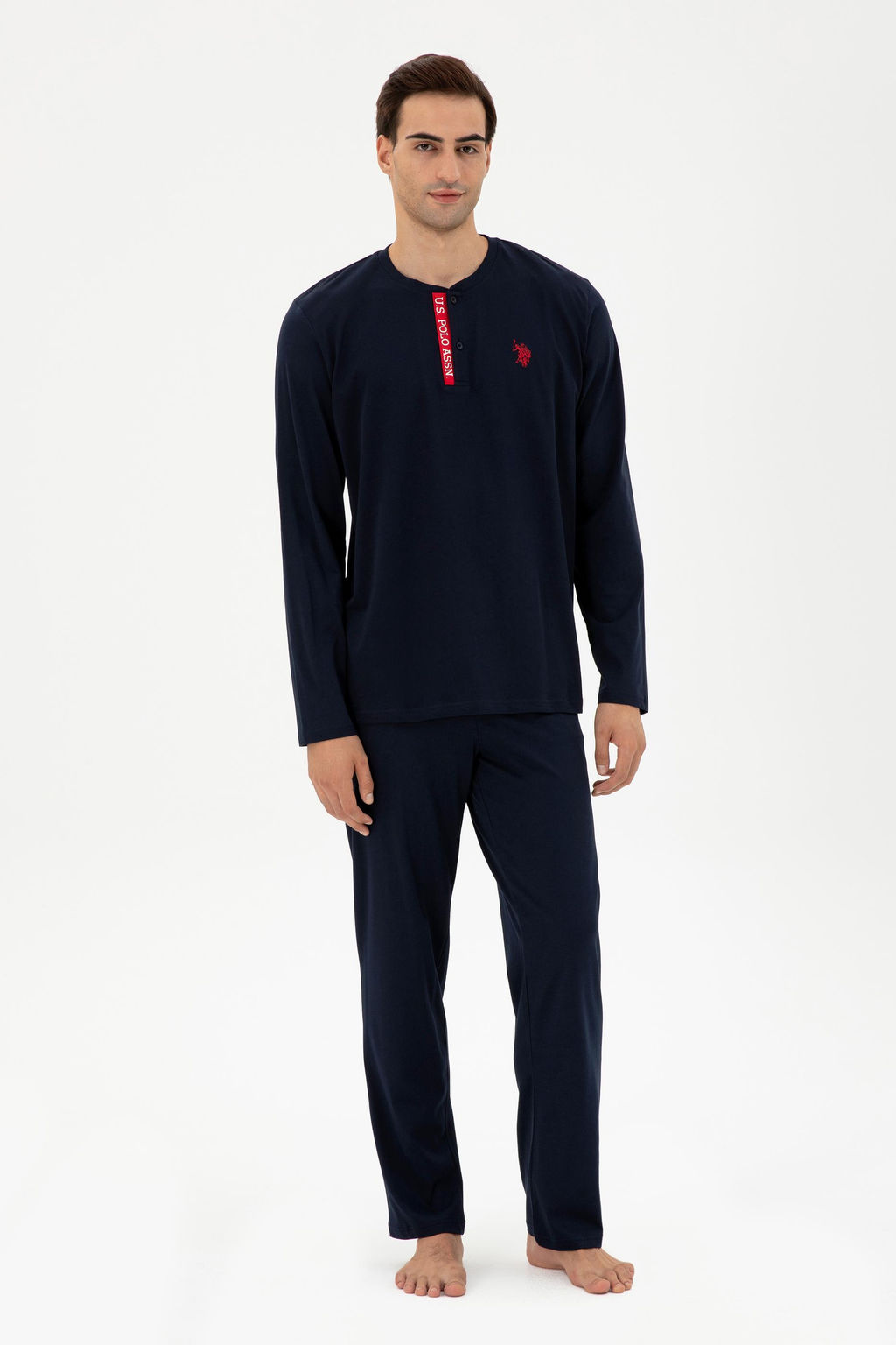 Erkek Lacivert Pijama Tak_m_