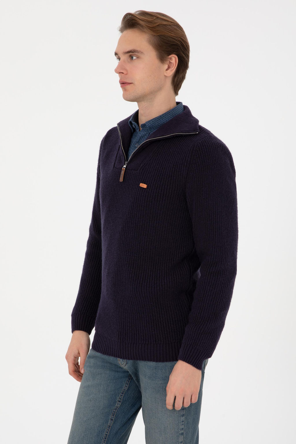 Erkek Lacivert Kazak - U.s. polo assn фото 3