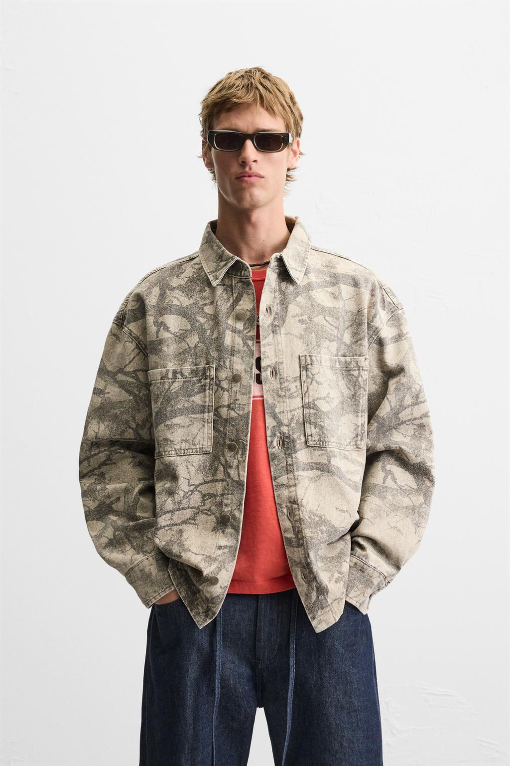 ABSTRACT PRINT OVERSHIRT - Zara фото 2