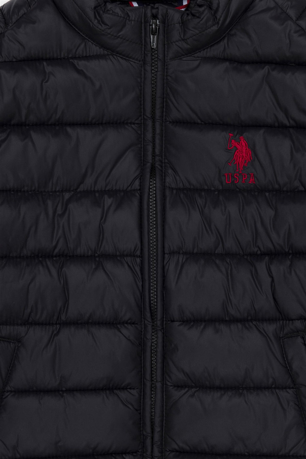 U. S. Polo Assn Черное пальто для мальчика - U.s. polo assn фото 3