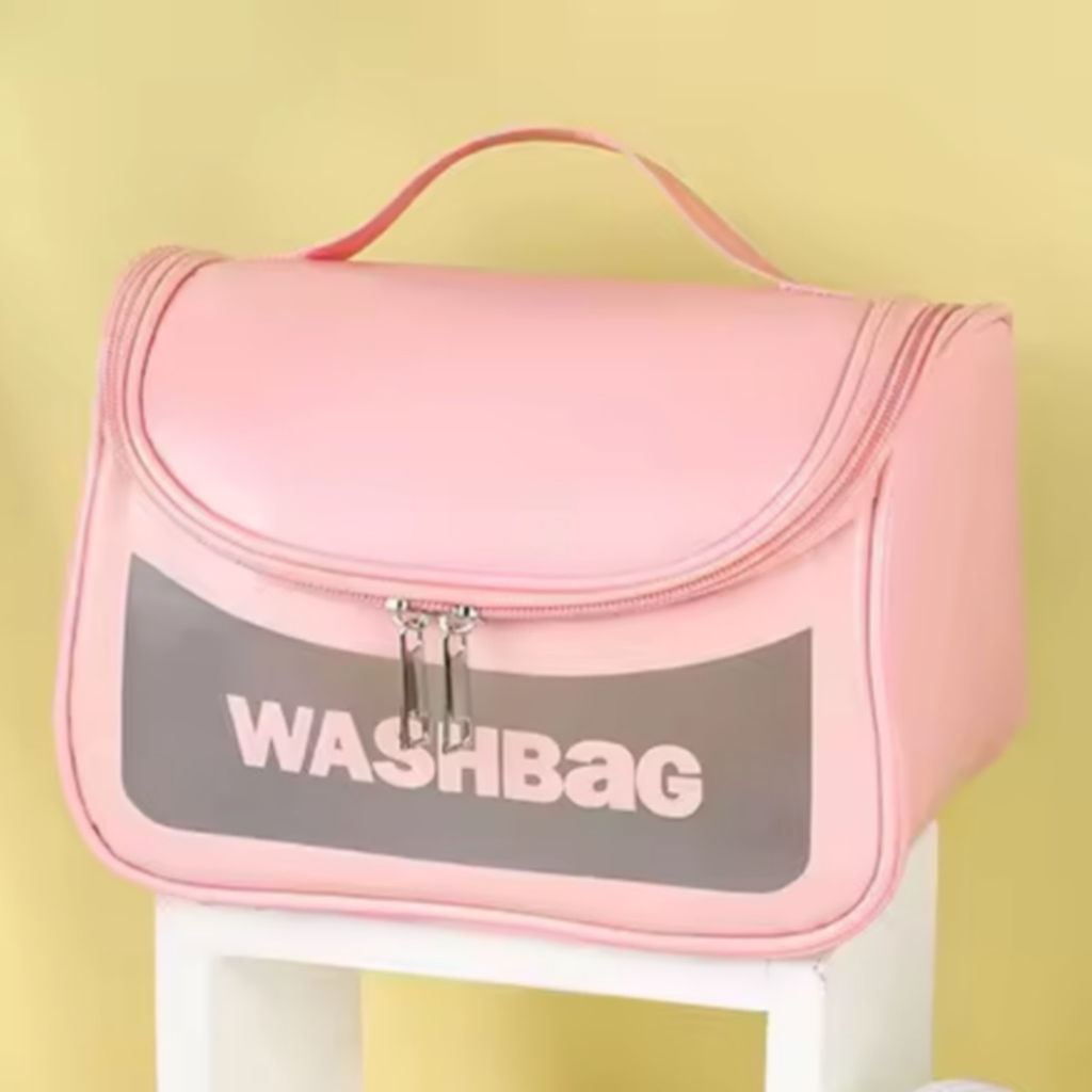 Kristaller Косметичка женская Washbag zippered envelope, розовый