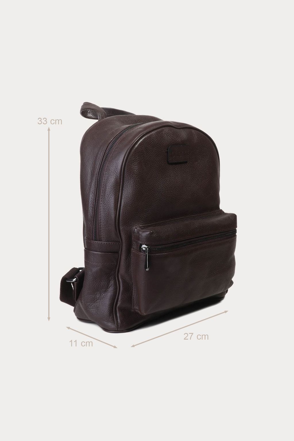 КОЖАНЫЙ ЖЕНСКИЙ РЮКЗАК ИЗ КОРИЧНЕВОЙ КОЖИ