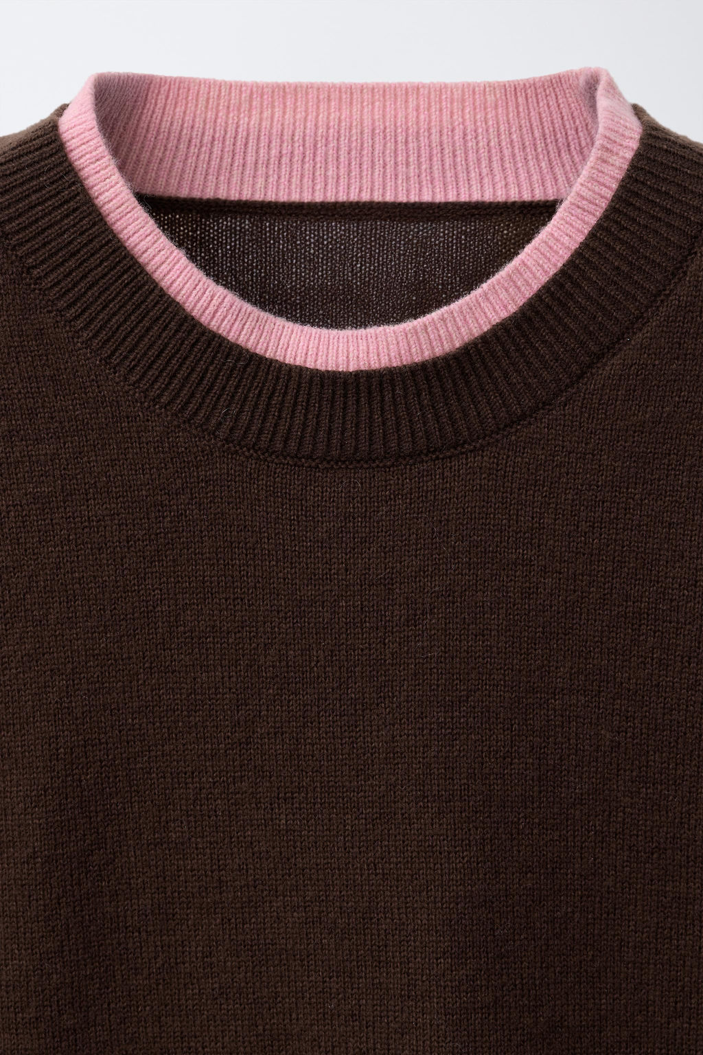 DOUBLE LAYER TRIM KNIT SWEATER - Zara фото 3