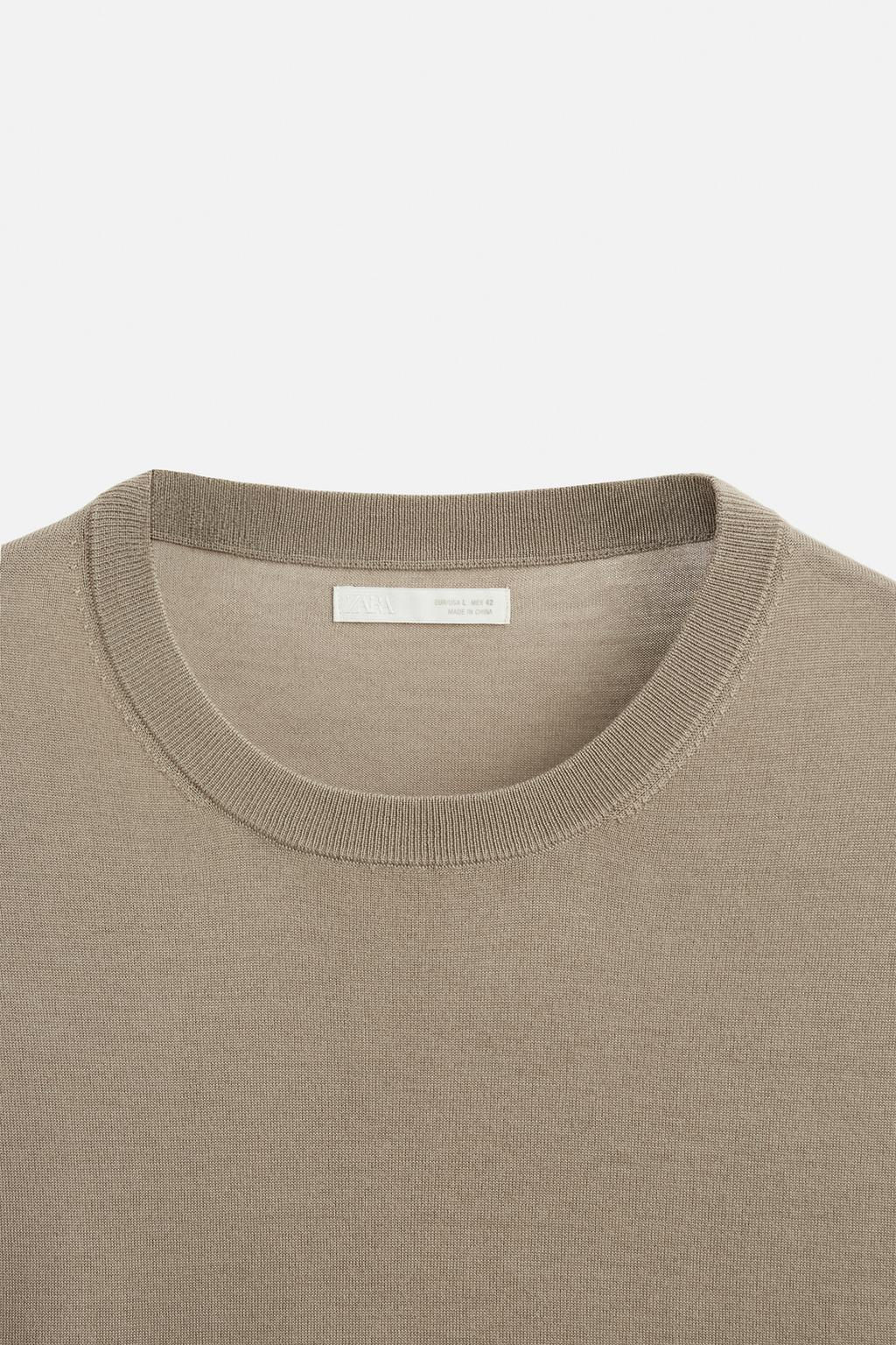 LIGHTWEIGHT 100% WOOL SWEATER - Zara фото 5