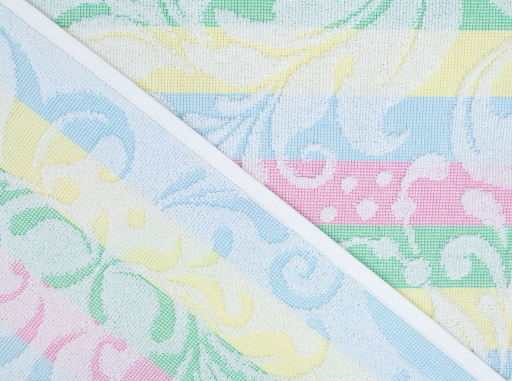 Полотенце махровое 6с102.411ж1 Рамиата (св.радужка1) 67х150см