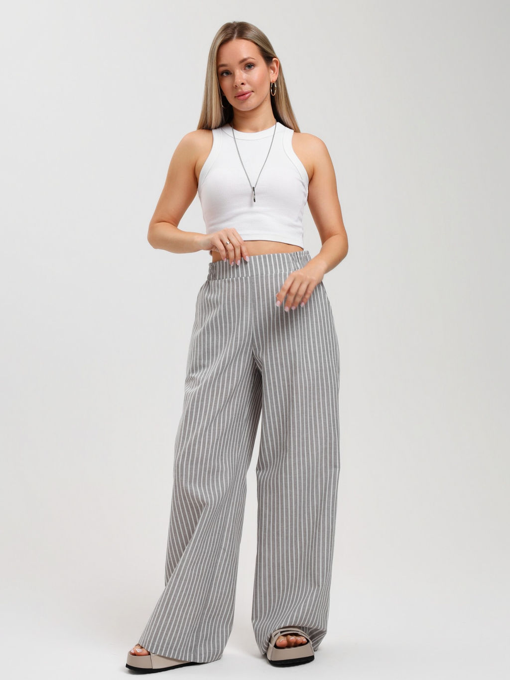 VIOTEX Брюки Летний день-2 (80% хлопок, 20% лён) - Виотекс фото 30