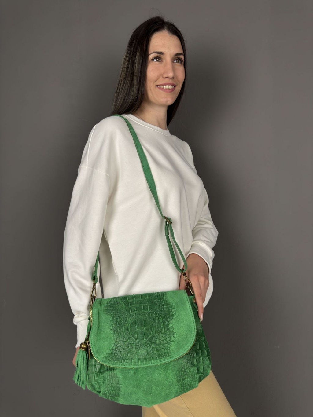 Сумка женская из телячьей кожи