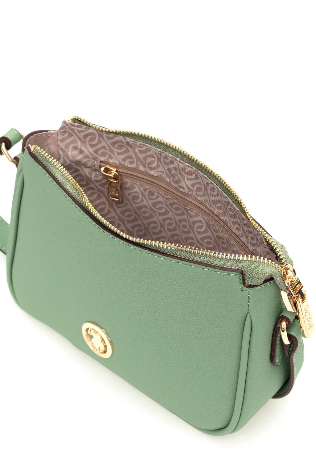 Женская зеленая сумка через плечо Неожиданная скидка в корзине