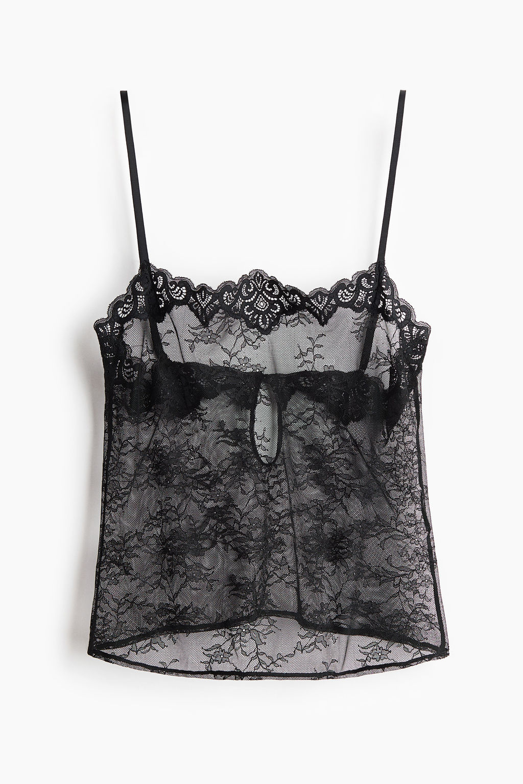 Top de encaje con tirantes espagueti - H&m фото 2