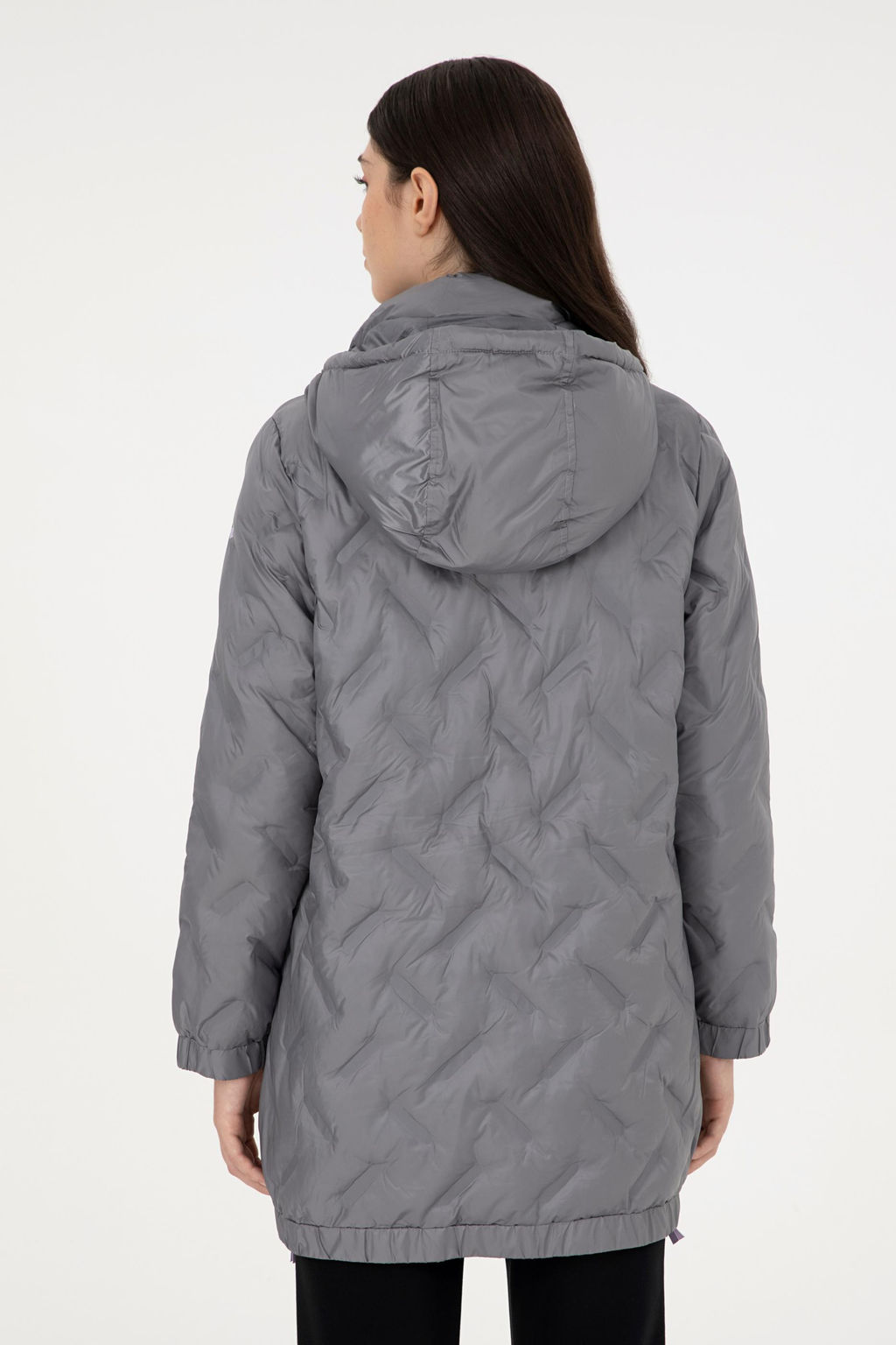 Женское светло-серое пальто - U.s. polo assn фото 5