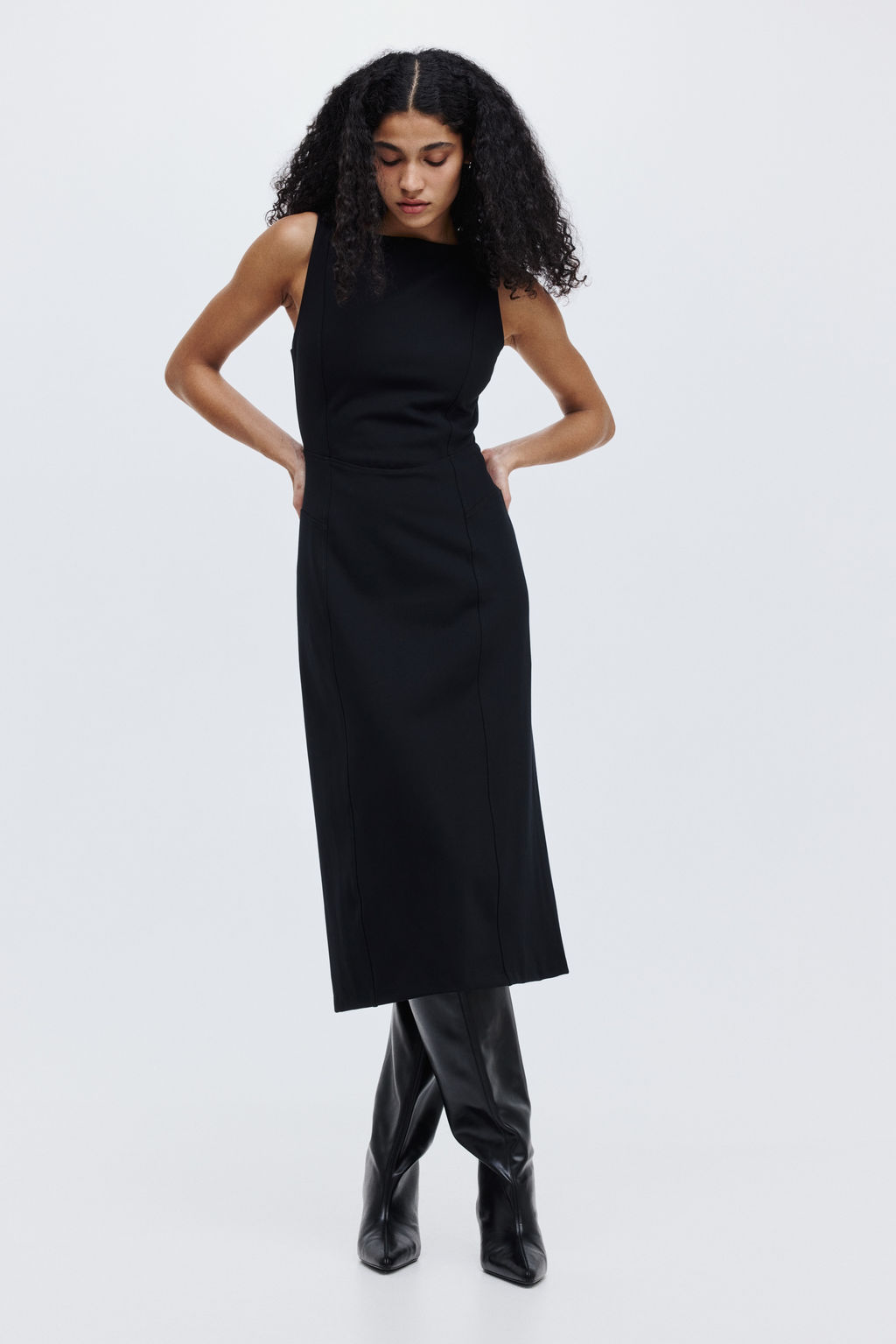 Vestido en punto roma - H&m фото 4