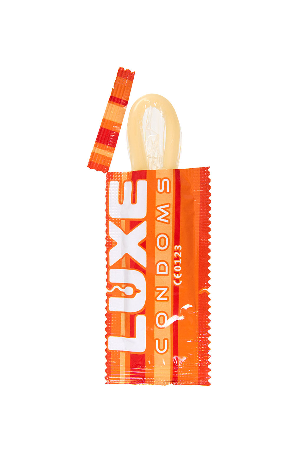 Презервативы Luxe, конверт Сексреаниматор, латекс, персик, 18 см, 5,2 см, 3 шт.