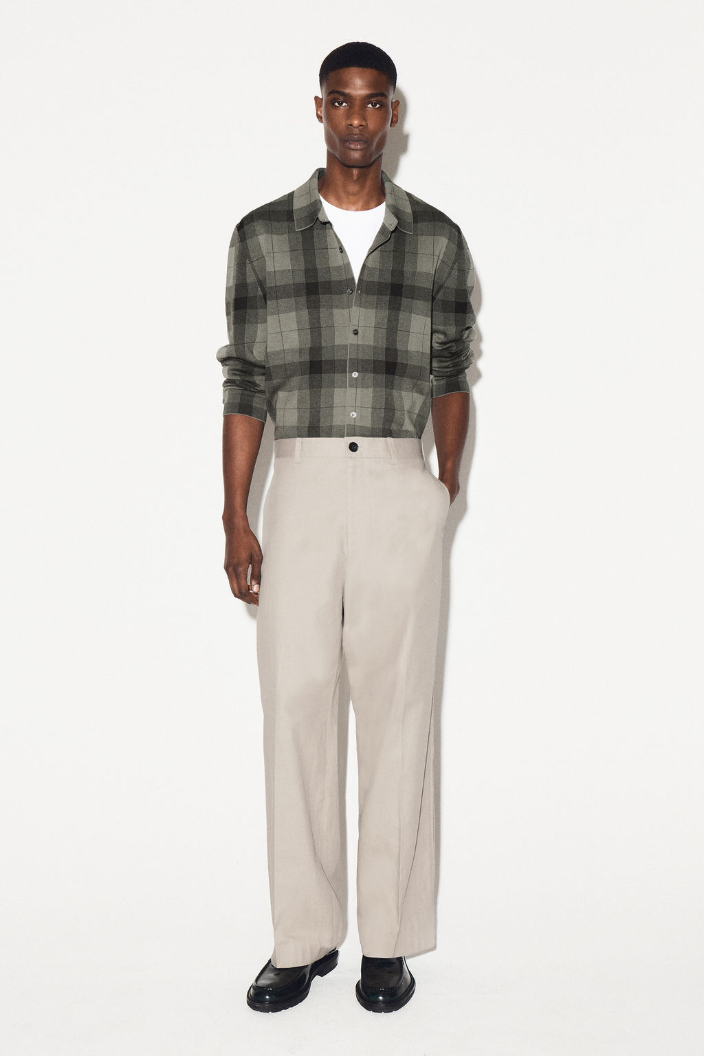 CAMISA DE PUNTO DE ALGOD?N RELAXED FIT - H&m фото 10