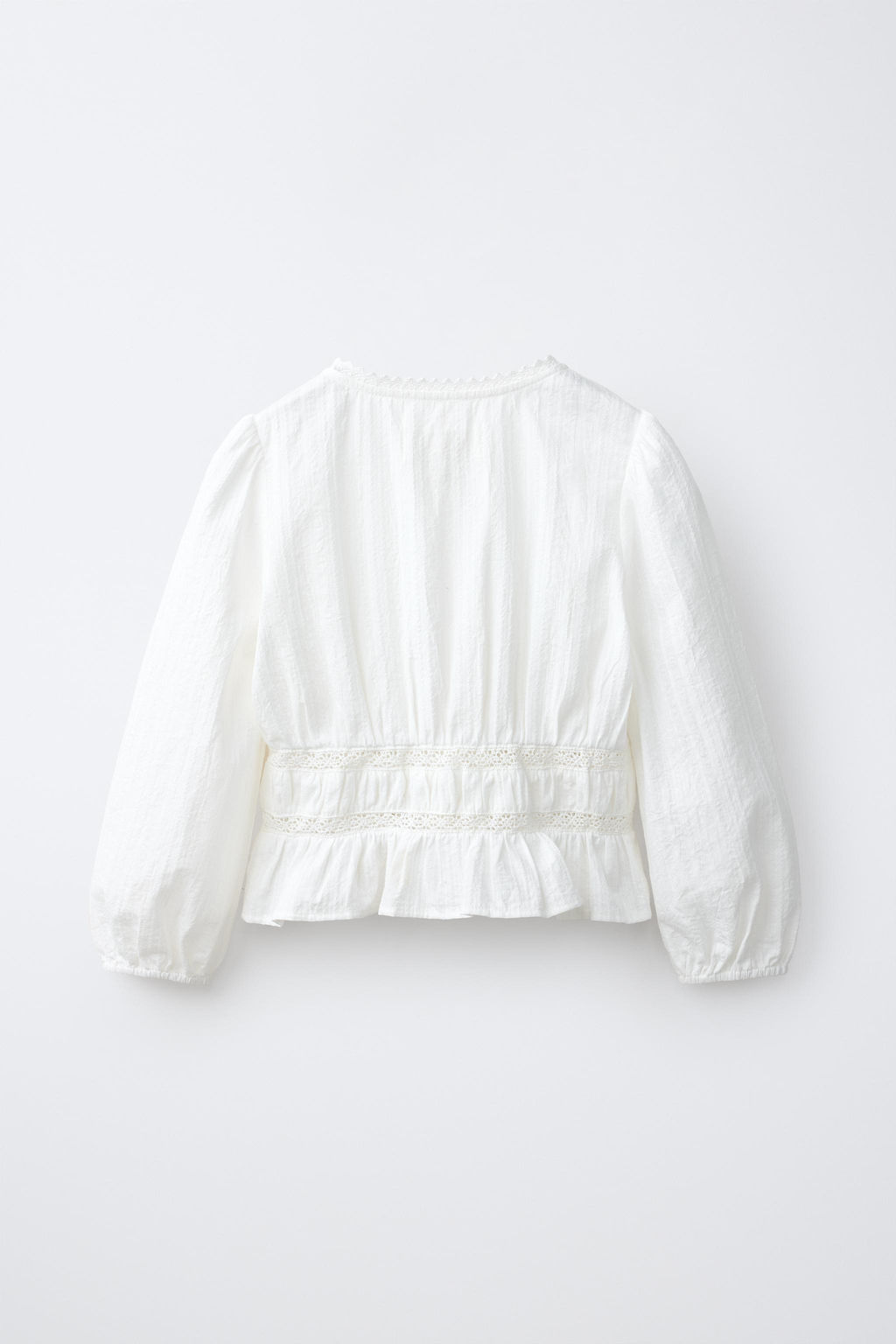 CAMISA ROM?NTICA GOMAS / Blanco roto - Zara фото 3