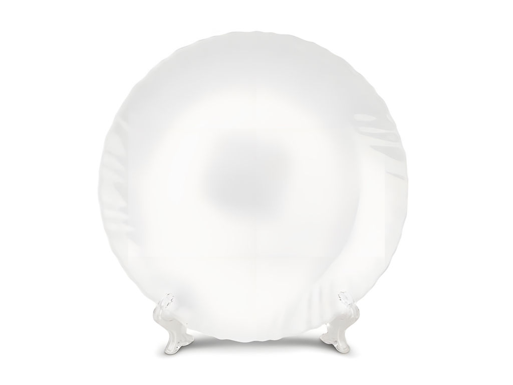 Тарелка плоская круглая d=16,5 см белье арт. 100бел-твч6,5