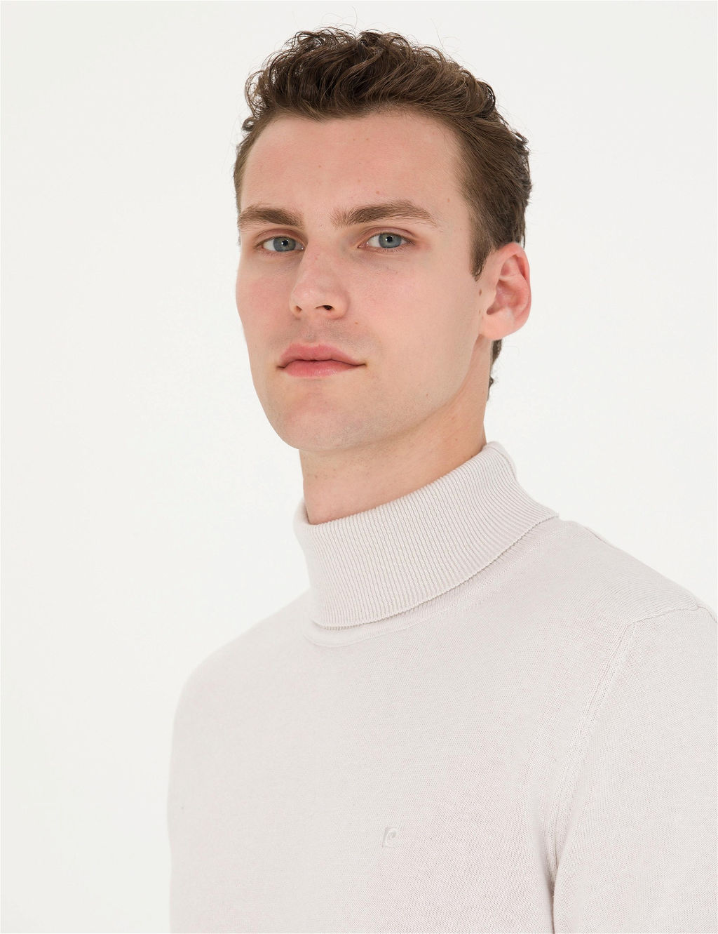 Ta_ Slim Fit Bal_k__ Yaka Basic Triko Kazak - Pierre cardin фото 2