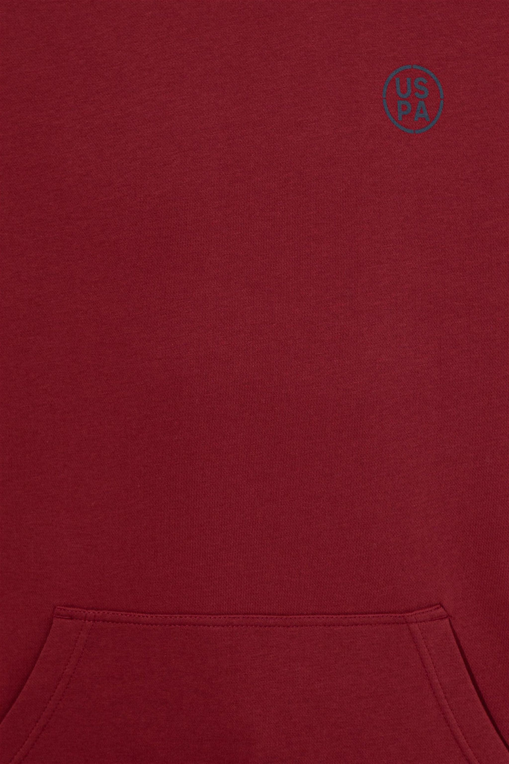 U. S. Polo Assn Мужская толстовка оверсайз с капюшоном вишневого цвета - U.s. polo assn фото 13