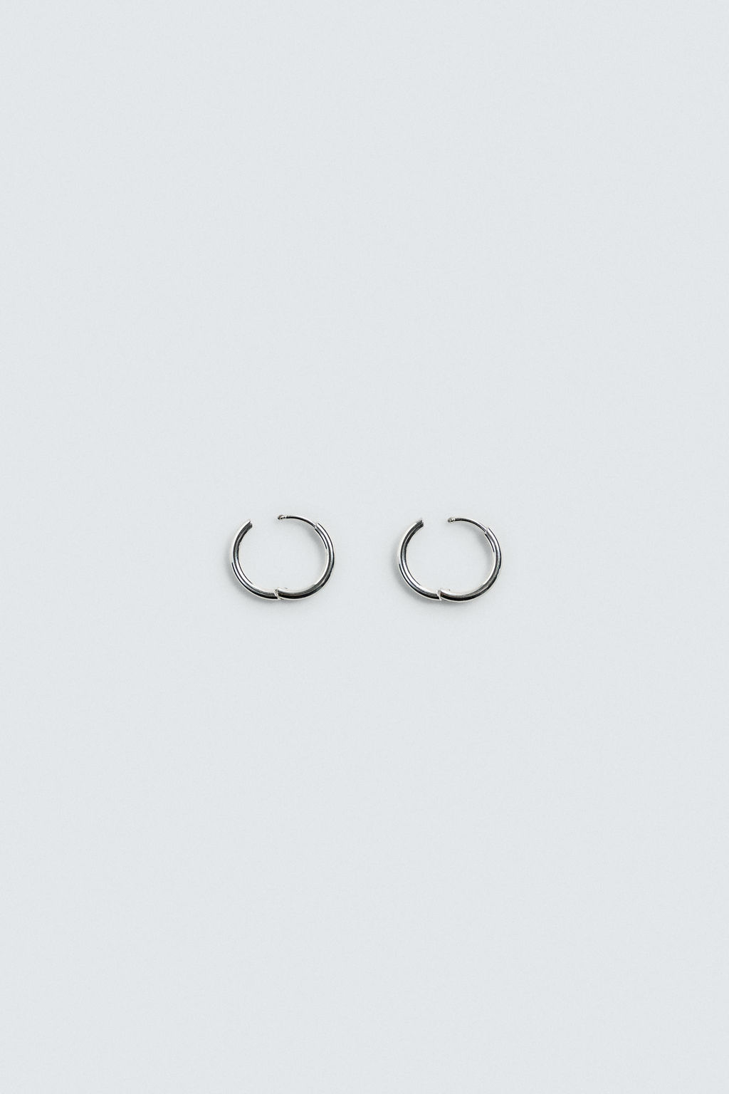 PENDIENTES ARO ACERO INOXIDABLE / Plata - Zara фото 3