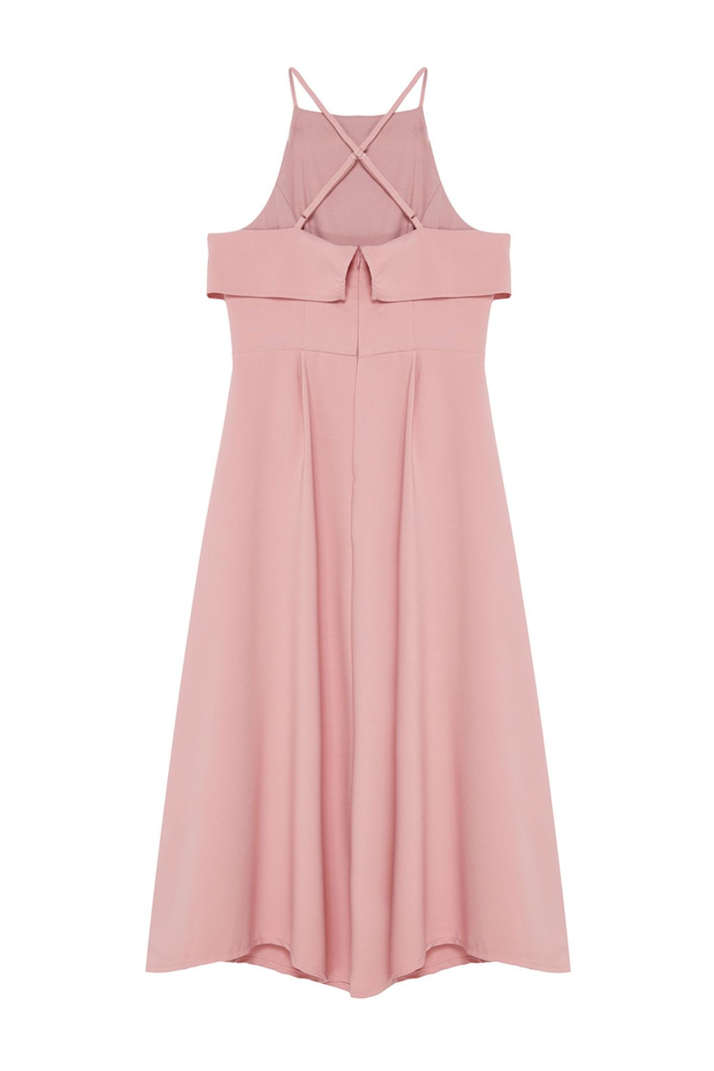 Gul Kurusu A-Kesim Dokuma Elbise TPRSS24EL00177 - Trendyolmilla фото 7