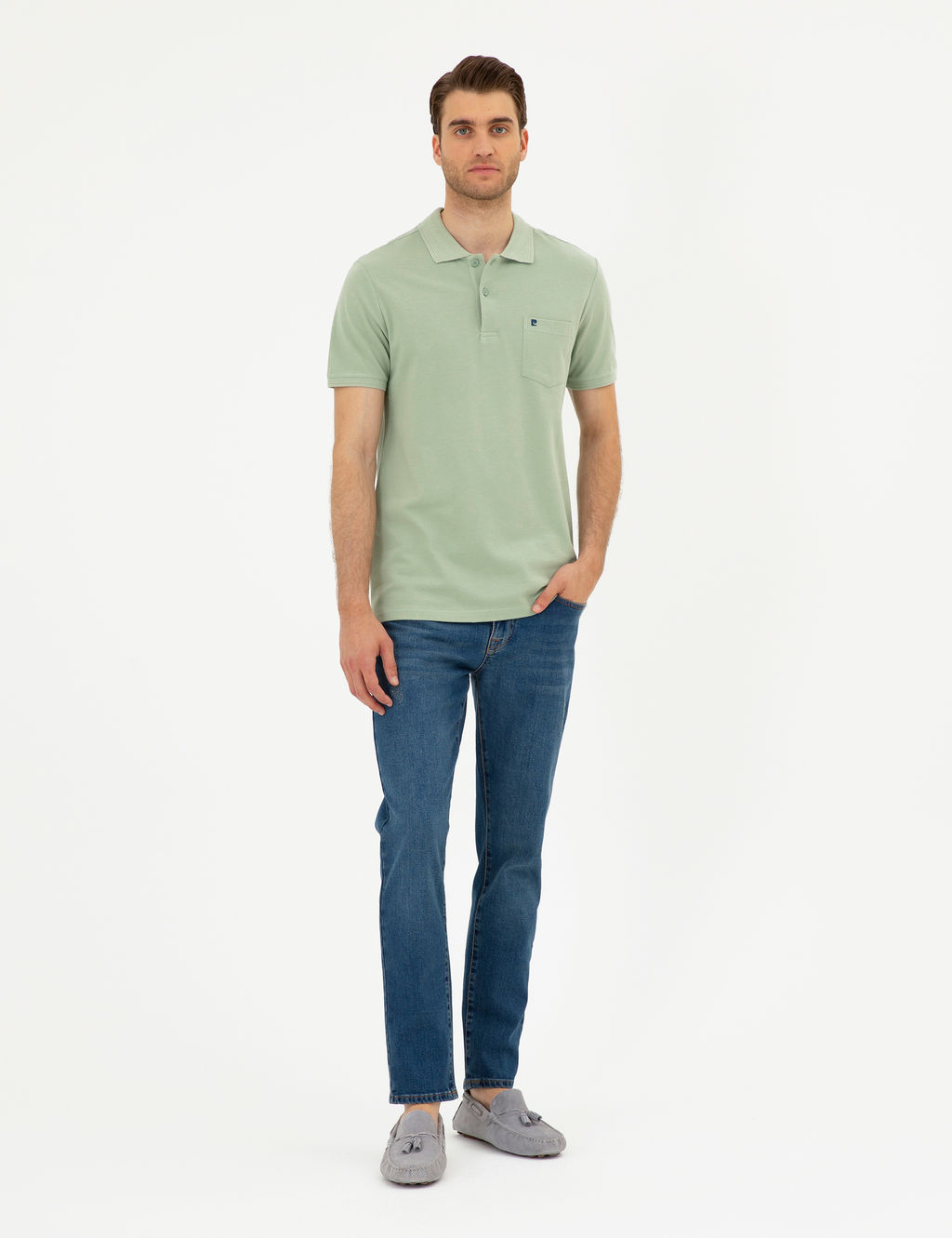 Ye_il Regular Fit Basic Ti__rt