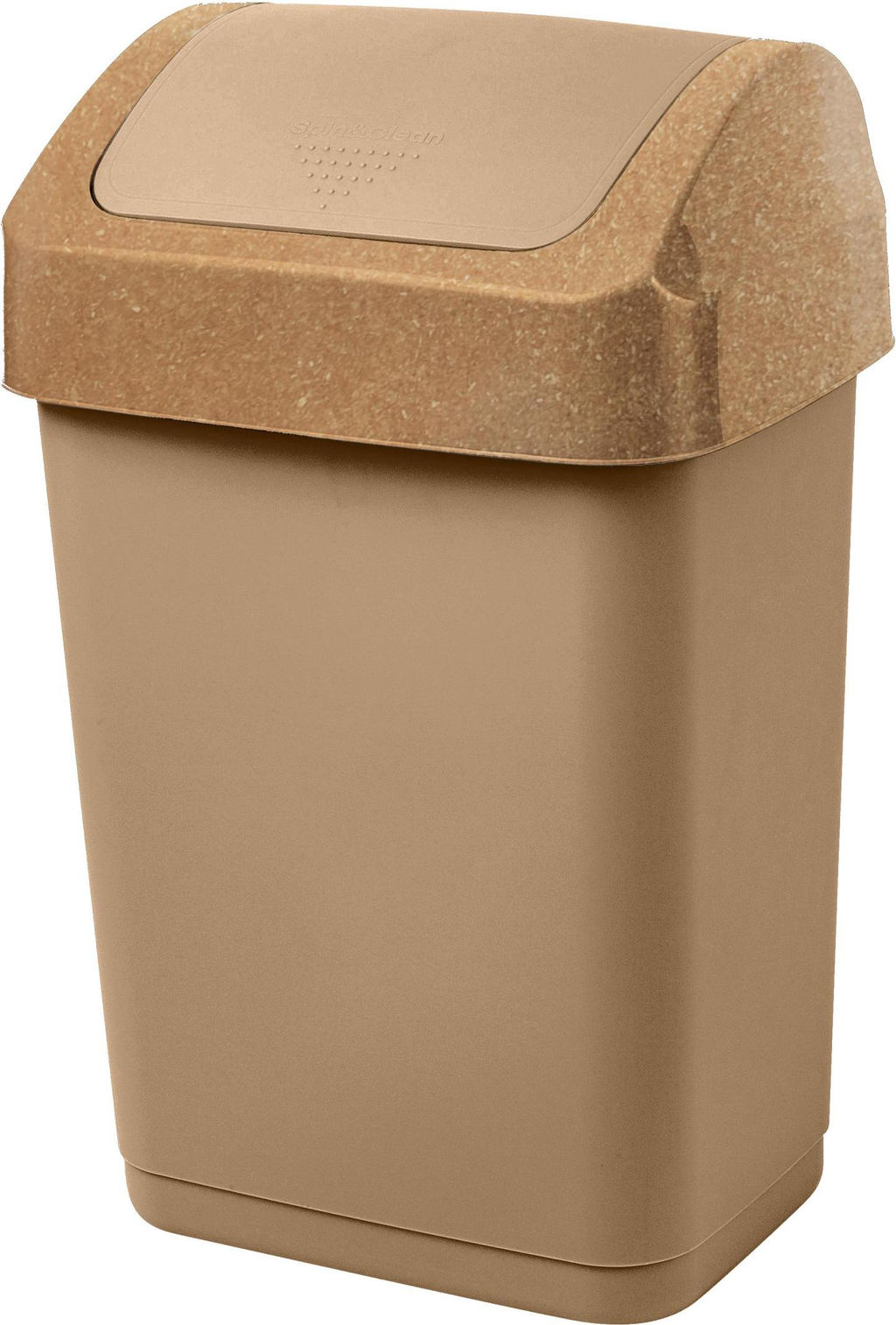 Контейнер для мусора Wood 25 л с крышкой-маятником SC480411624 - Пластик репаблик фото 2