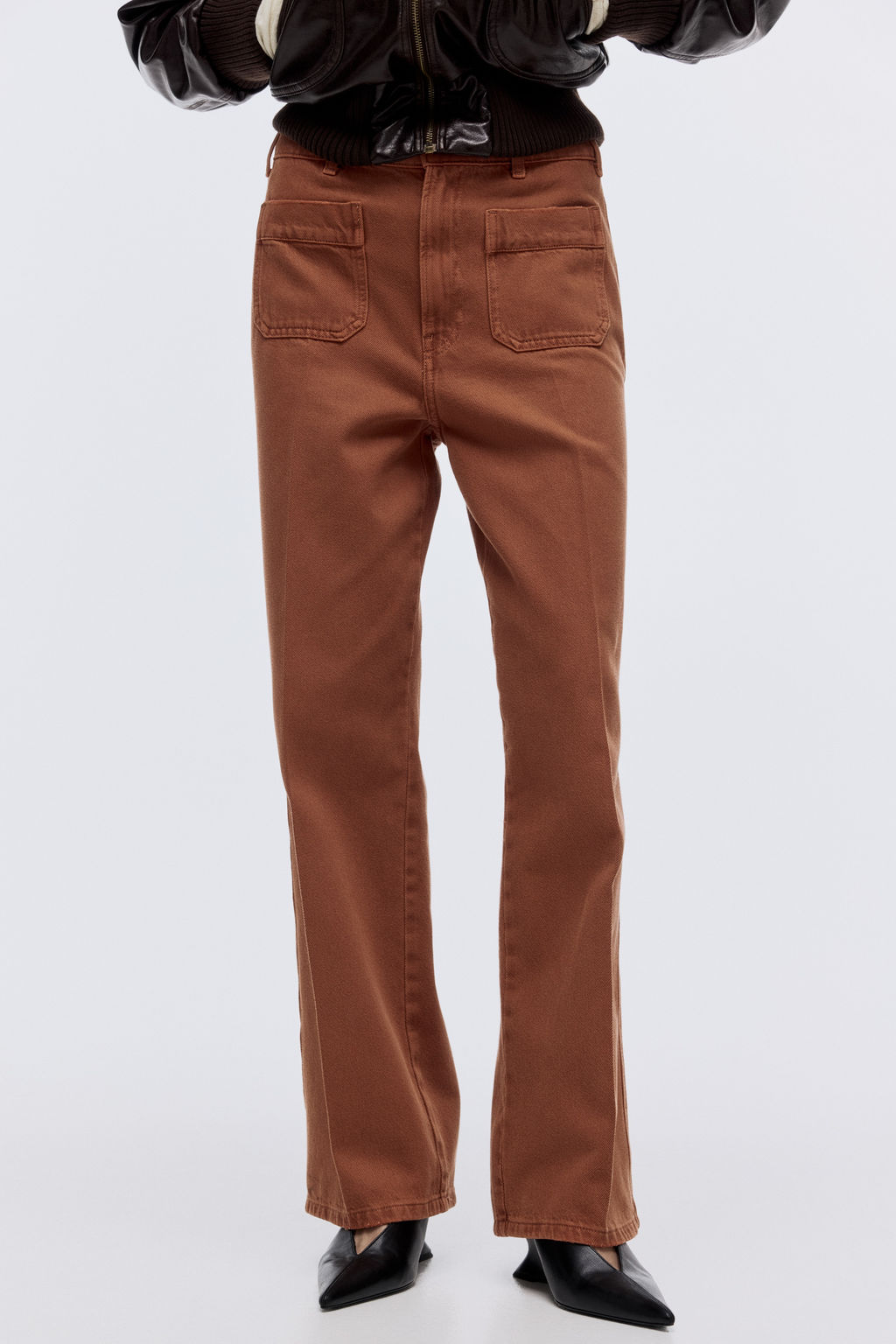 Straight High Jeans - H&m фото 6