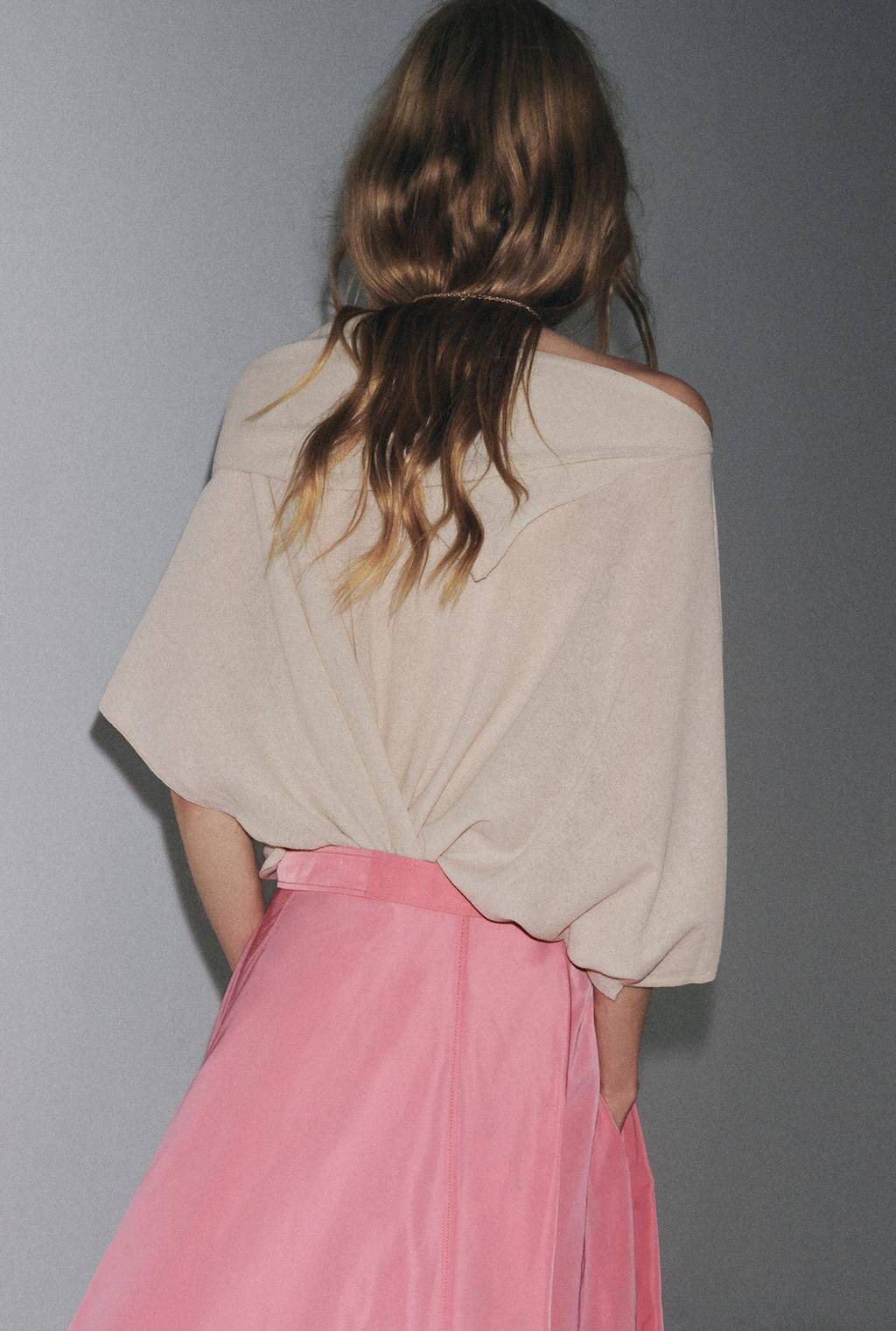 PLAIN KNIT LAYERED TOP - Zara фото 15
