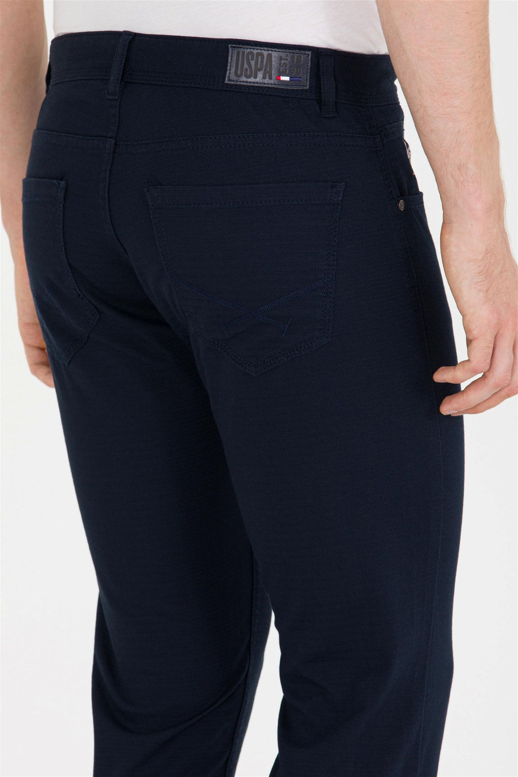 U. S. Polo Assn / Мужские темно-синие брюки из плотной ткани - U.s. polo assn фото 14