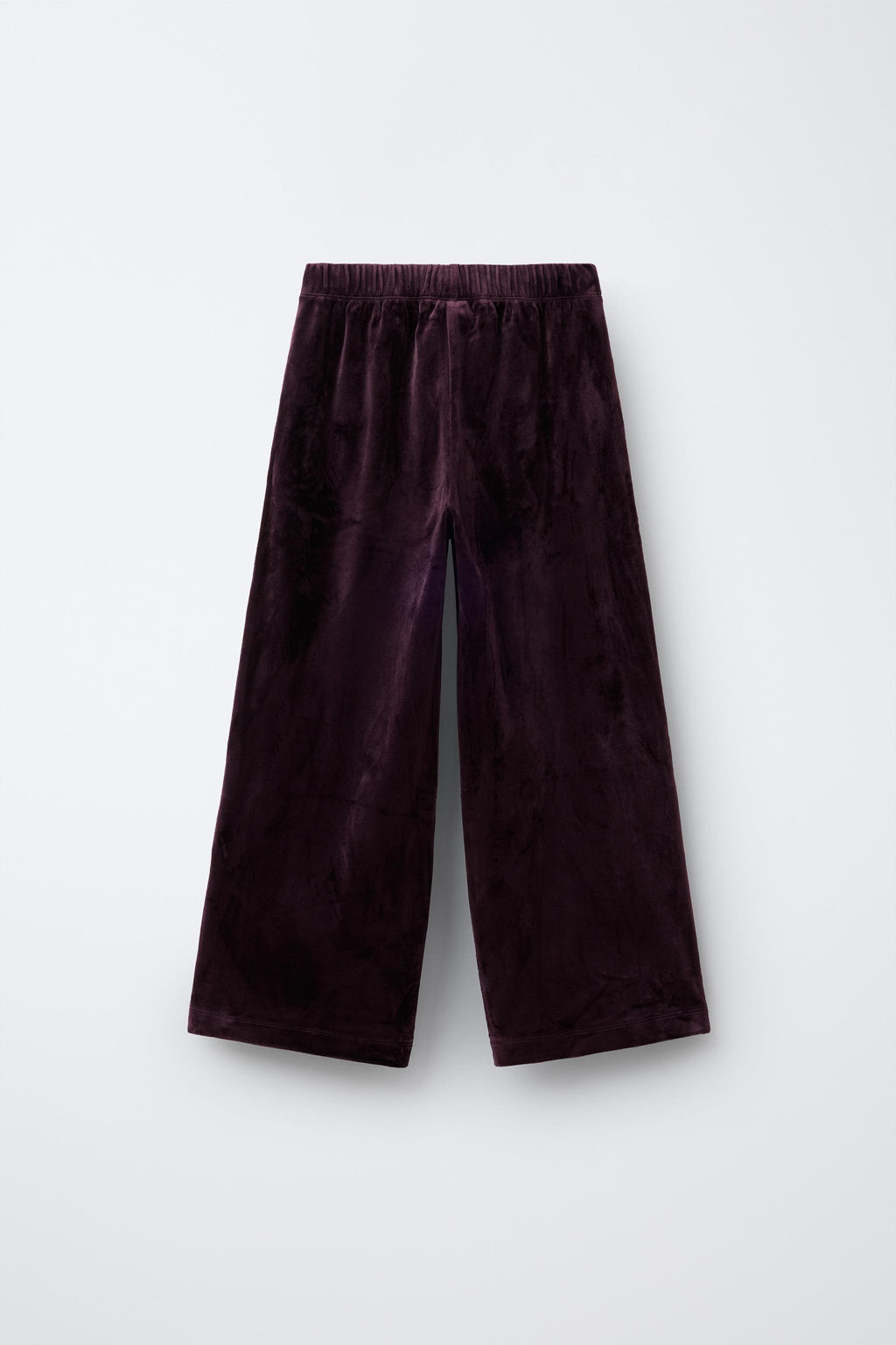 HOODIE AND WIDE-LEG VELOUR TROUSERS SET - Zara фото 5