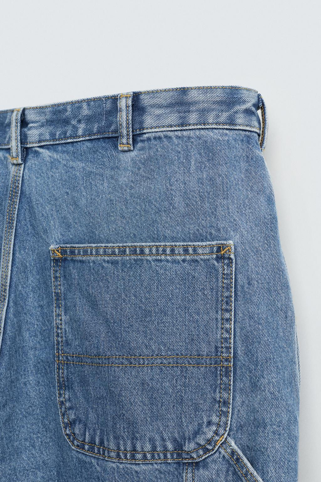 CARPENTER POCKET DENIM BERMUDA SHORTS - Zara фото 27