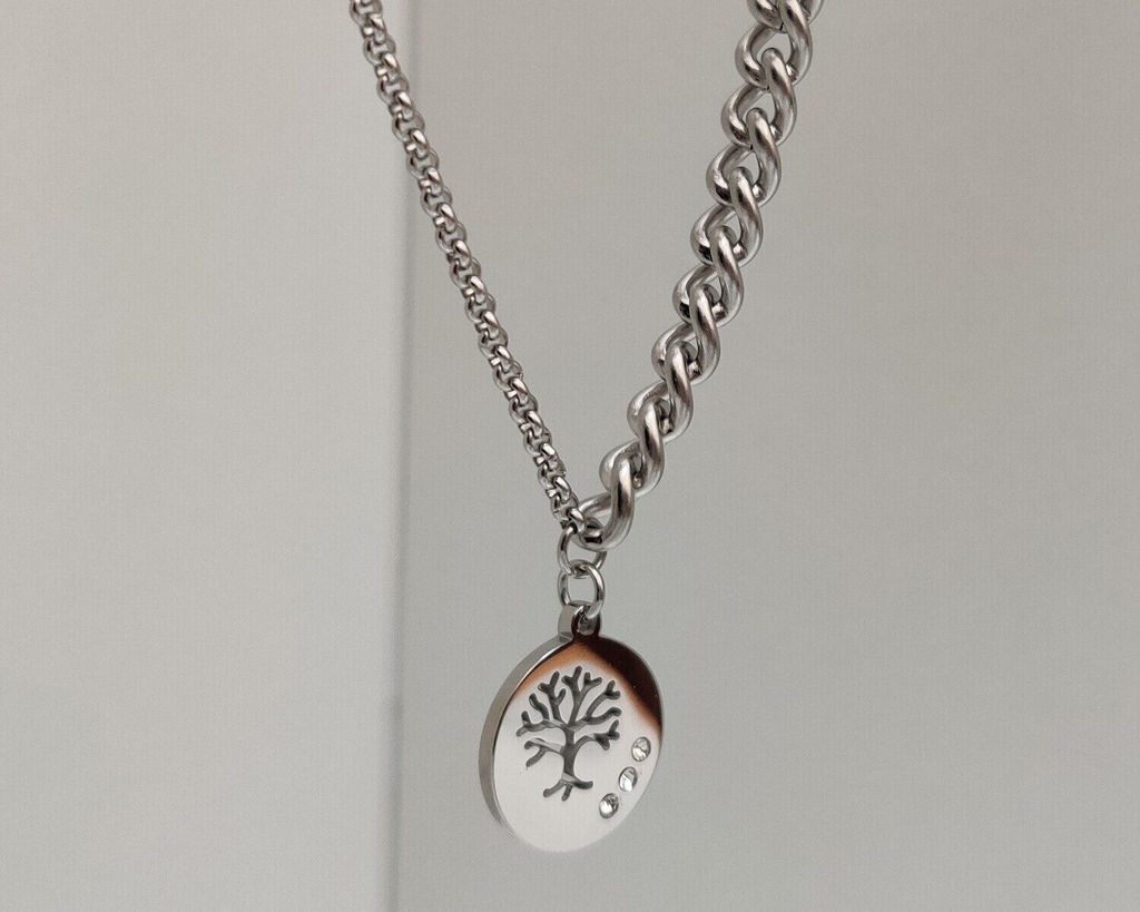 Кулон из стали на цепочке