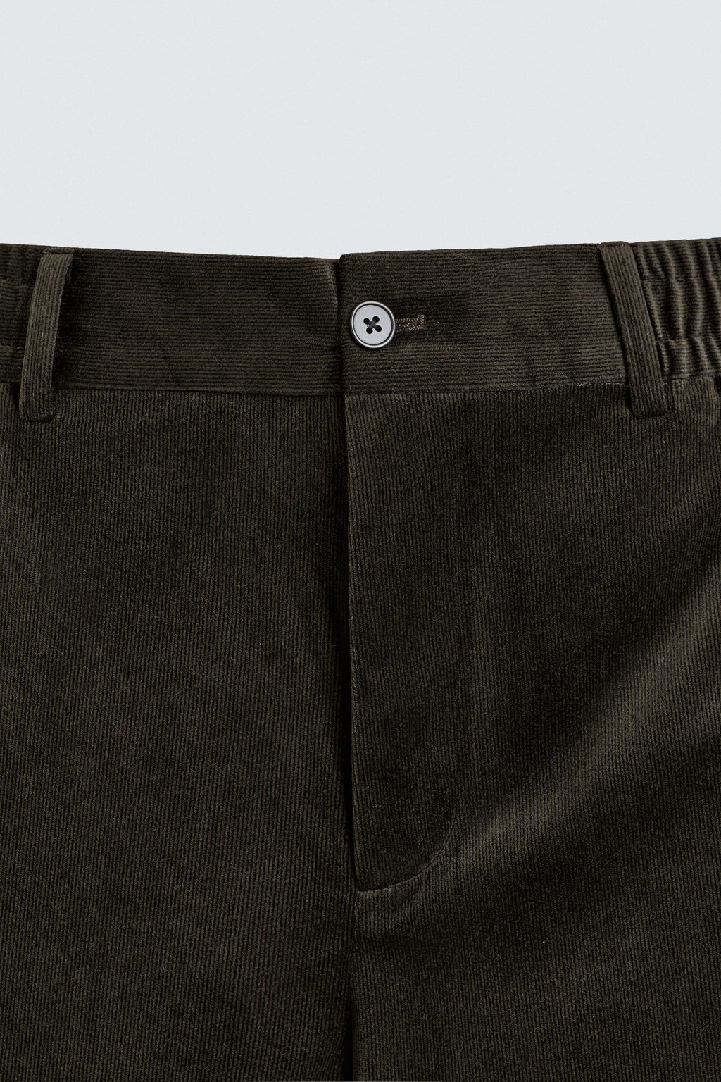 TEXTURED VELVET TROUSERS - Zara фото 7
